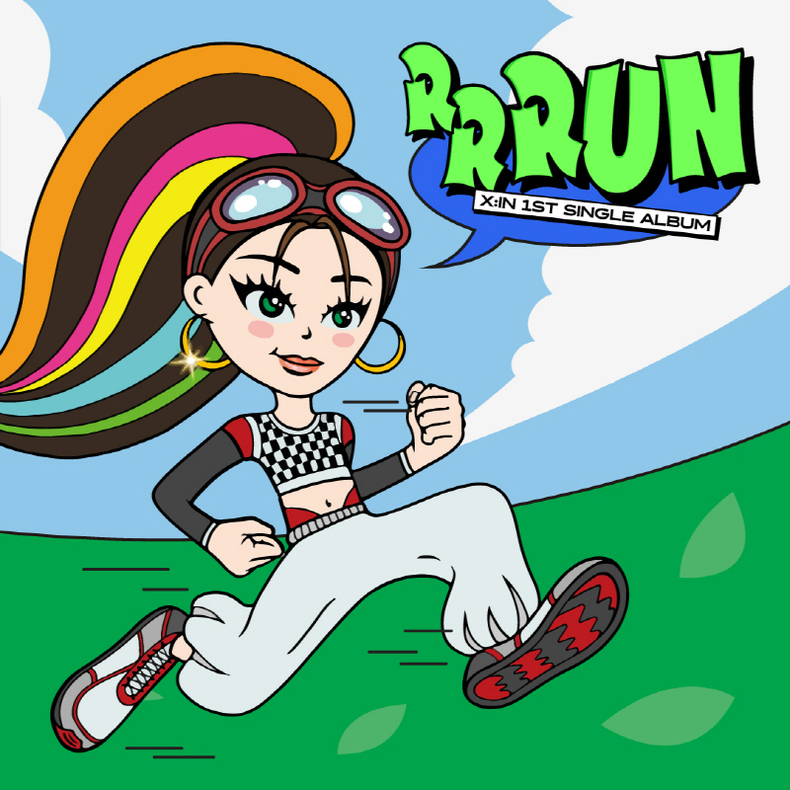엑신 'RRRUN' 앨범 커버 이미지/사진=비바이엔터테인먼트