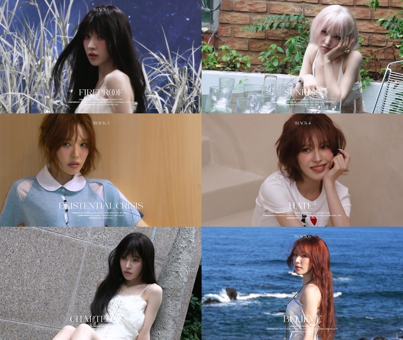 웬디 '세룰리안 버지(Cerulean Verge)' 하이라이트 메들리 영상 공개/사진=어센드