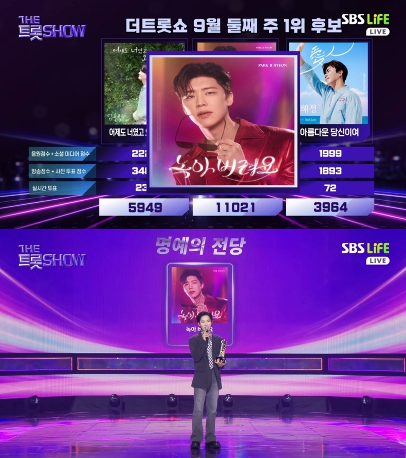 사진=SBS Life ‘더 트롯쇼’ 캡처