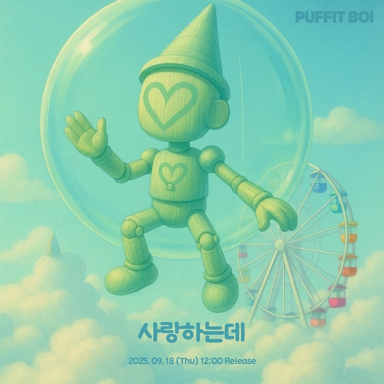 퍼핏보이 신곡 ‘사랑하는데(feat. 혜빈)’ 티저 이미지/사진=JMG(더블엑스엔터테인먼트)