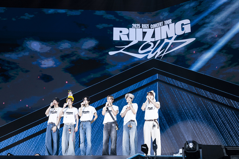 라이즈 첫 월드 투어 'RIIZING LOUD' 도쿄 공연 모습/사진=SM엔터테인먼트