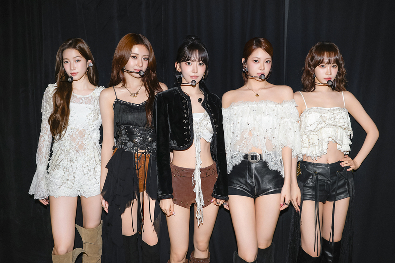 르세라핌 샌프란시스코 공연 현장 모습/사진=쏘스뮤직