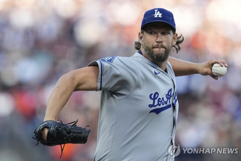 다저스 전설적인 투수 클레이턴 커쇼