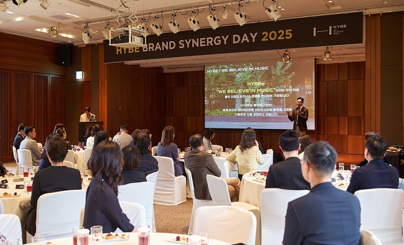 '2025 하이브 브랜드 시너지 데이' 개최/사진=하이브