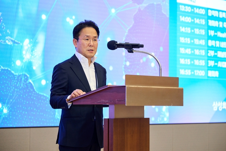 이문화 삼성화재 사장이 인사말을 하고 있다.(사진=삼성화재)