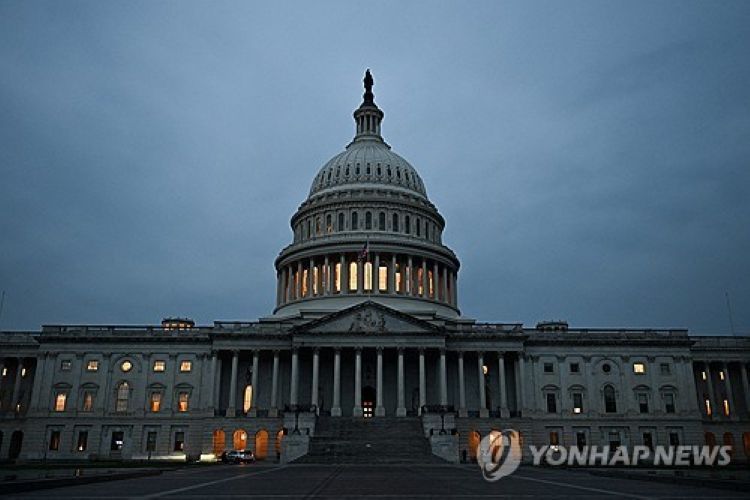 연방정부 셧다운 앞둔 미 의사당 전경