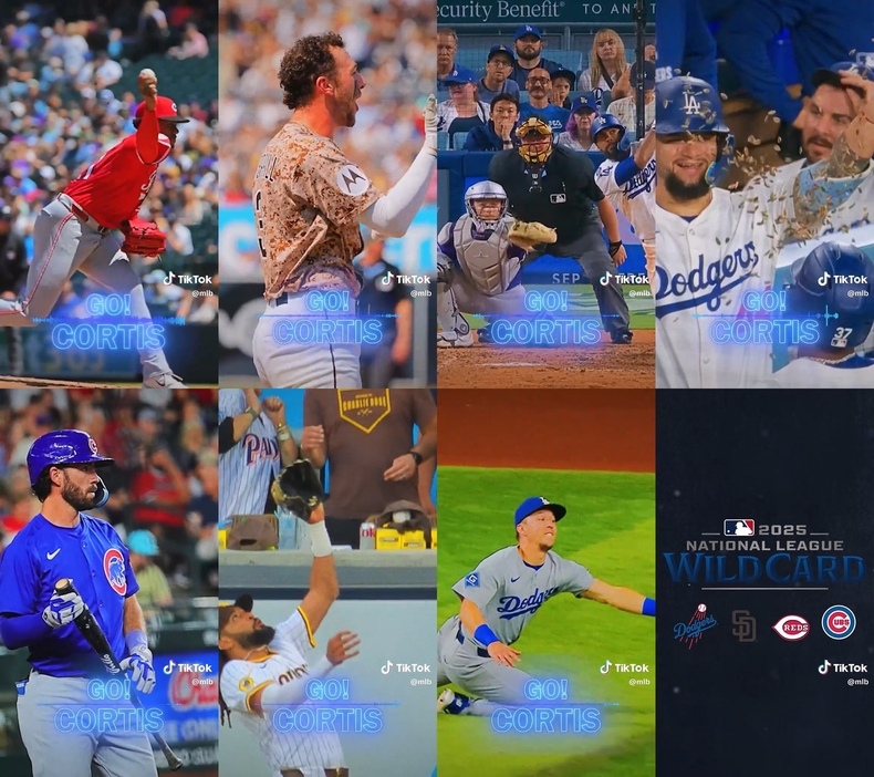 사진=MLB 공식 틱톡 계정 갈무리