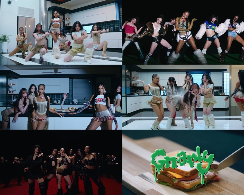 캣츠아이 'Gnarly' 뮤직비디오 캡처/사진=하이브 x 게펜 레코드