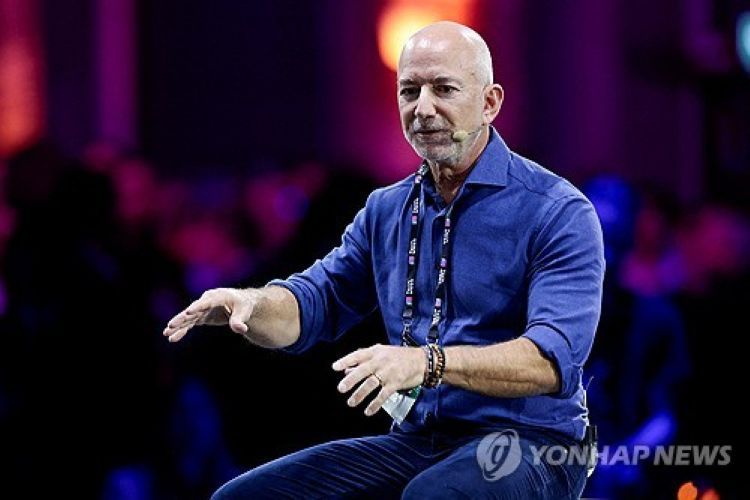 3일 '이탈리안 테크 위크' 참석한 제프 베이조스 아마존 창업자