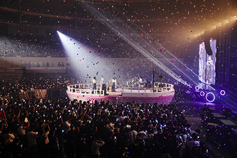 QWER, 첫 월드투어 'ROCKATION' 서울 공연 성료/사진=타마고 프로덕션