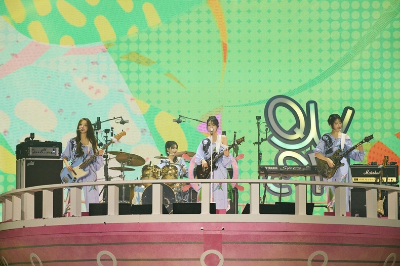 QWER, 첫 월드투어 'ROCKATION' 서울 공연 성료/사진=타마고 프로덕션