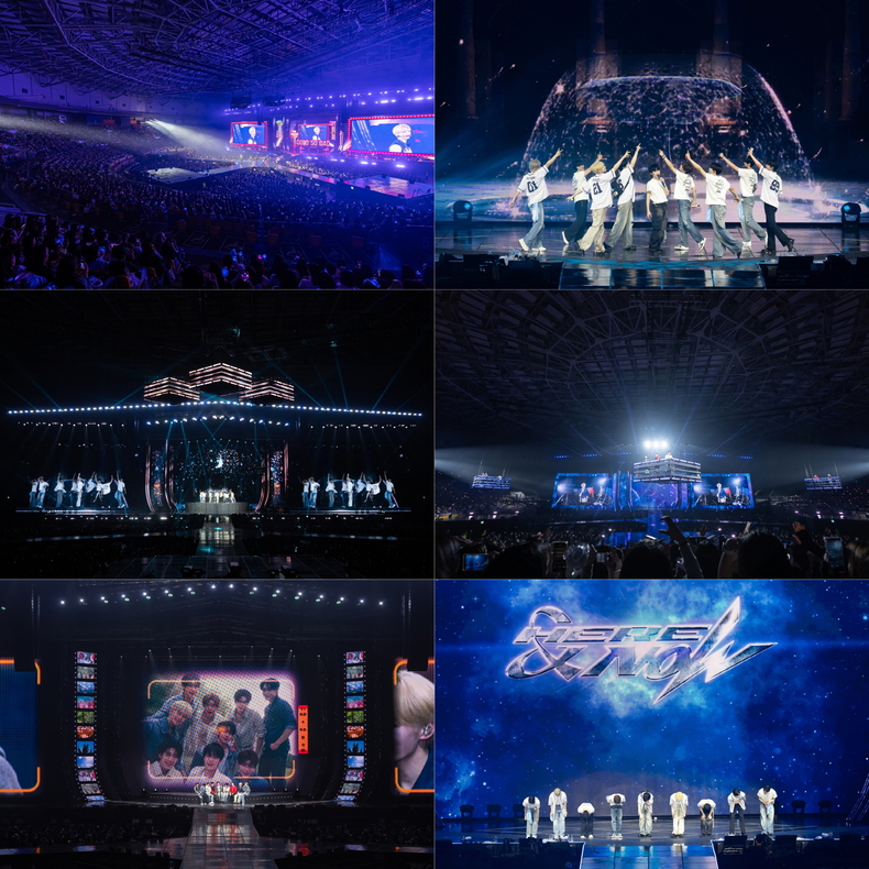 제로베이스원 월드투어 'HERE&NOW' 서울 공연 모습/사진=웨이크원
