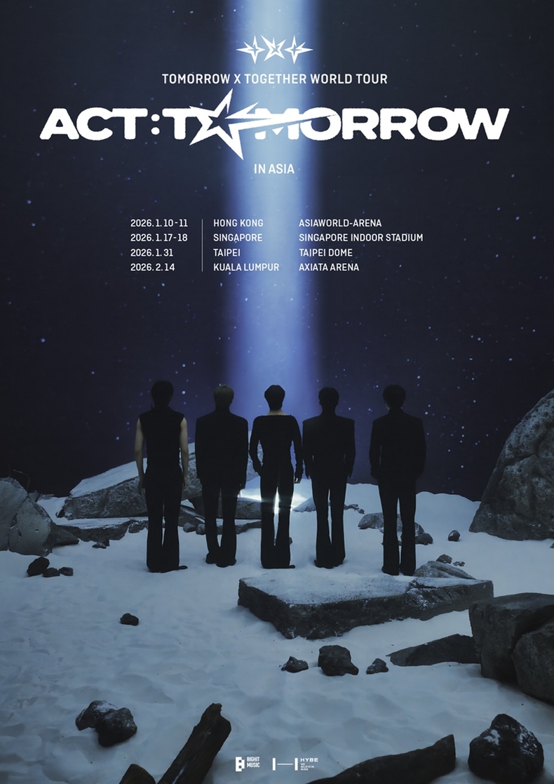 TXT, 내년 1~2월 ‘ACT : TOMORROW’ 아시아 투어 개최/사진=빅히트 뮤직