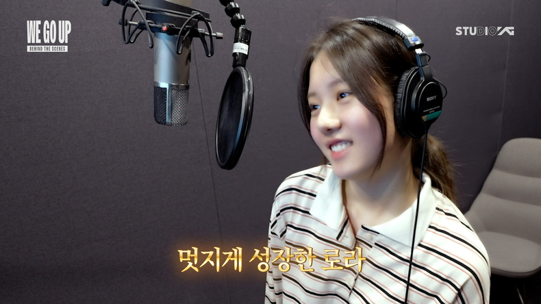 베이비몬스터, '위 고 업' 녹음 비하인드 영상 공개/사진=YG엔터테인먼트