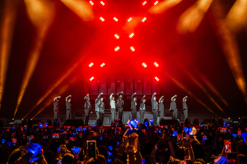 슈퍼주니어 'SUPER SHOW 10' 남미 투어 모습(멕시코시티)/사진=SM엔터테인먼트