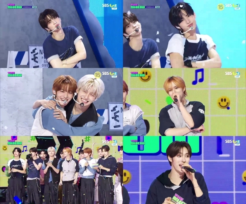 TWS '더쇼' 방송 화면 갈무리/사진=플레디스 엔터테인먼트