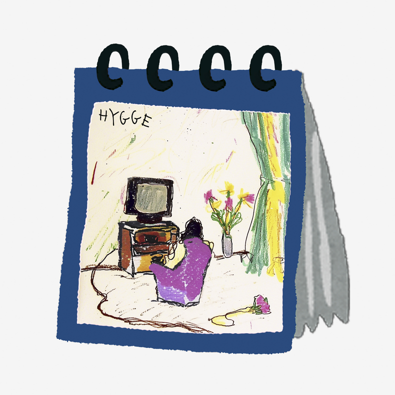 코비 두 번째 EP ‘Hygge' 앨범커버