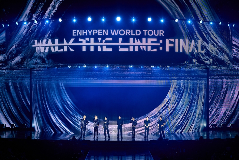 엔하이픈 ‘WALK THE LINE’ 서울 앙코르 공연 모습/사진=빌리프랩
