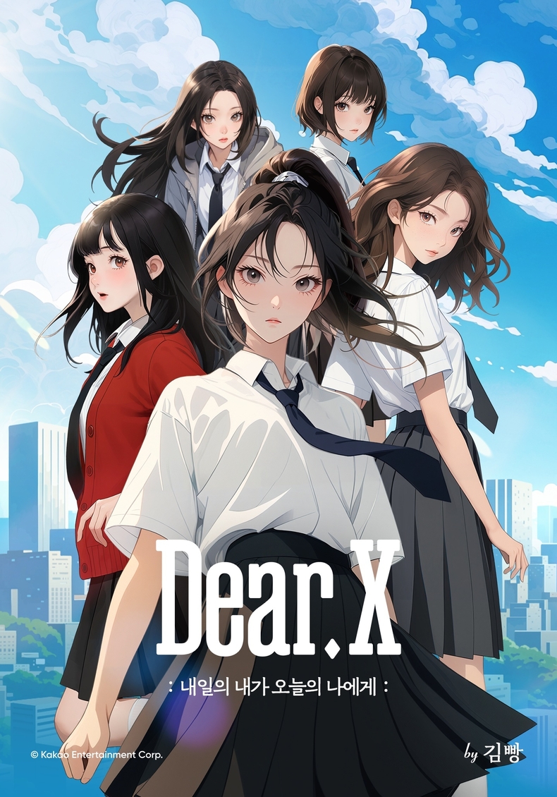 웹소설 'Dear.X' 표지/사진=카카오엔터테인먼트 