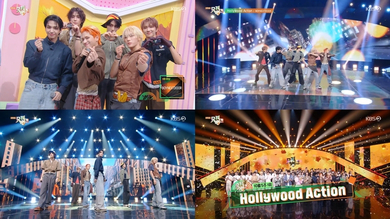 보이넥스트도어 ‘뮤직뱅크’ 방송화면 갈무리/사진=KOZ엔터테인먼트