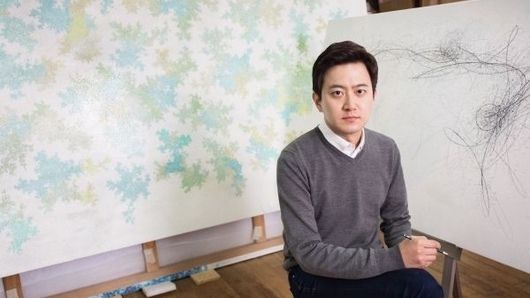 '세포그림' 이강욱 개인전 '코스모스', 본점 에비뉴엘 아트월서 개최…10월 31일까지