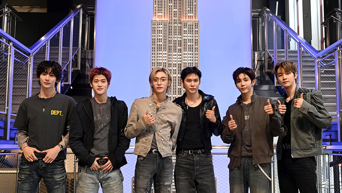 라이즈, 팀 상징 오렌지빛으로 美 엠파이어 스테이트 빌딩 점등