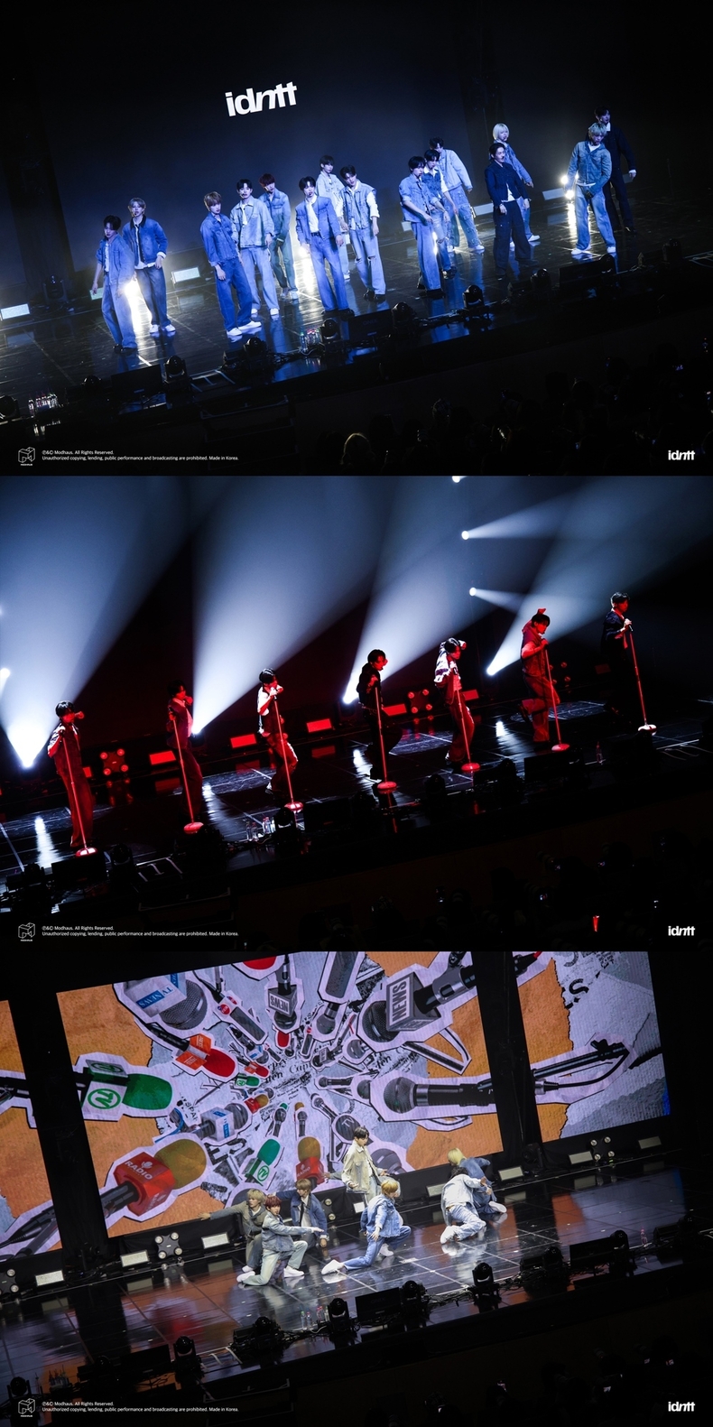 아이덴티티, 첫 미니 콘서트 성료/사진=모드하우스